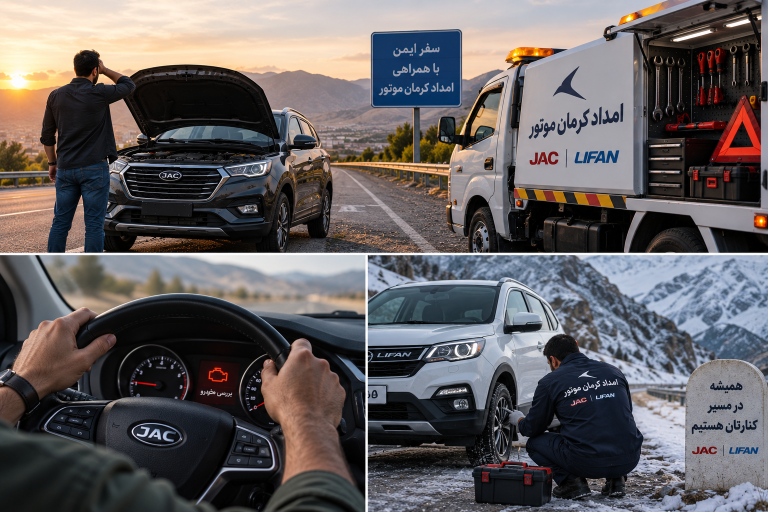 امداد مدیران خودرو برای خرابی پمپ بنزین